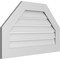 Ekena Millwork Octagonal Top Surface Mount PVC Gable Vent: Functional, w/ 3-1/2"W x 1"P Standard Frame, 36"W x 22"H GVPOT36X2201SF - alternate 5